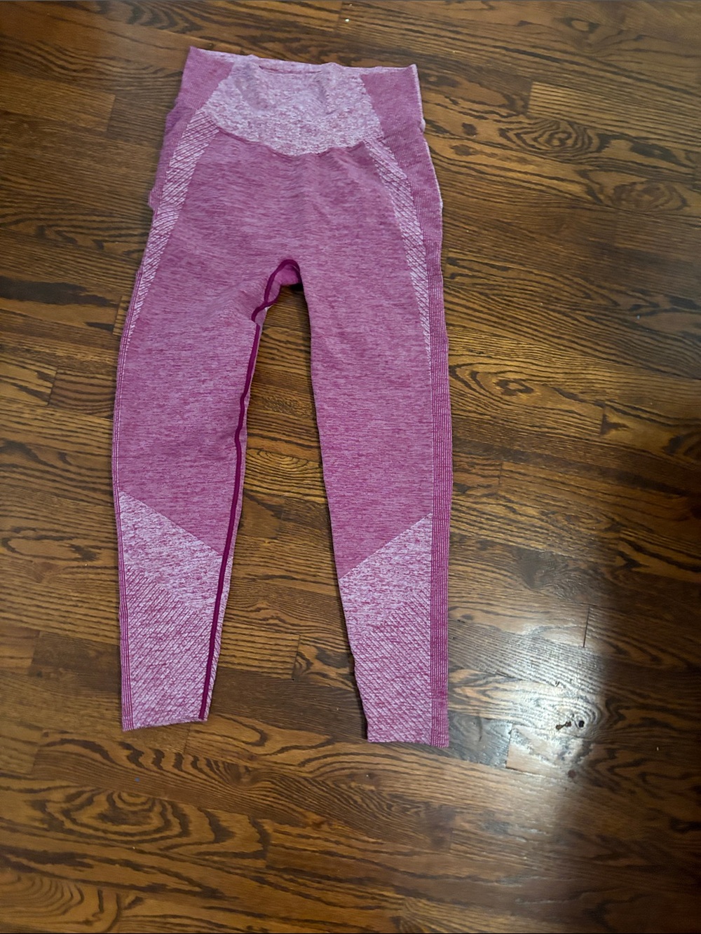PINK Victoria's Secret Heathered Mauve Seamless Leggings